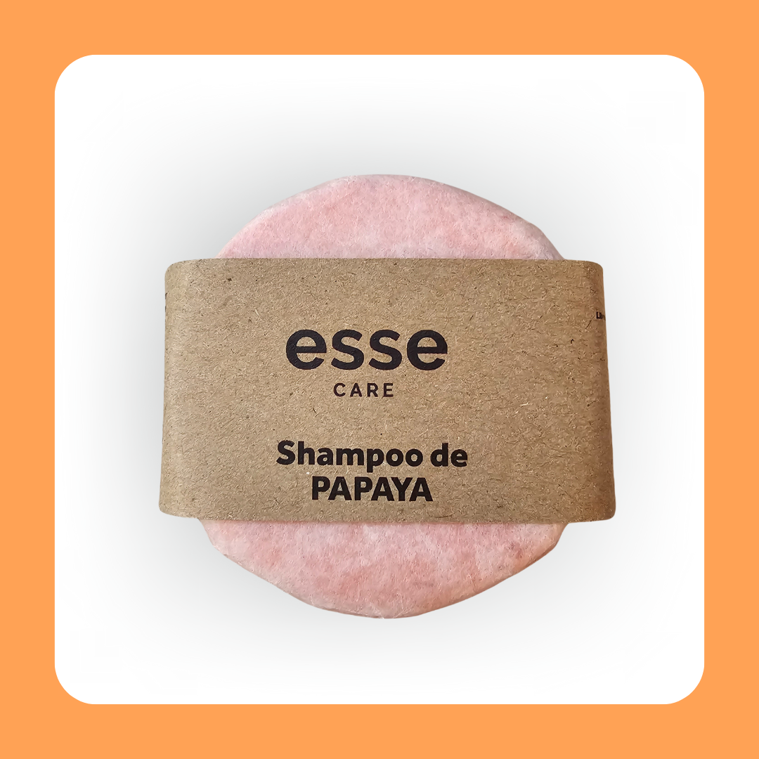 Shampoo sólido de papaya