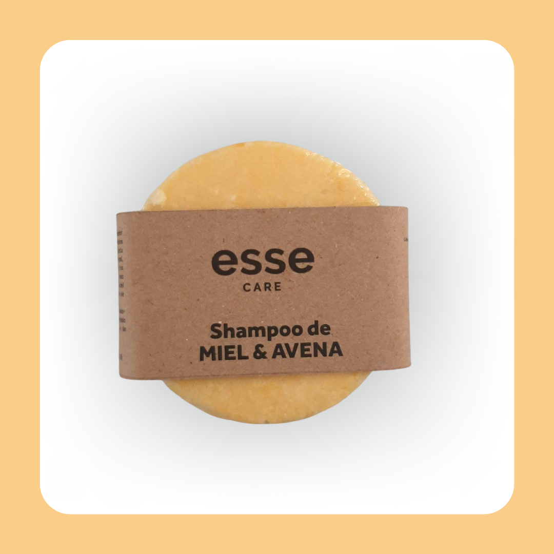 Shampoo sólido miel y avena