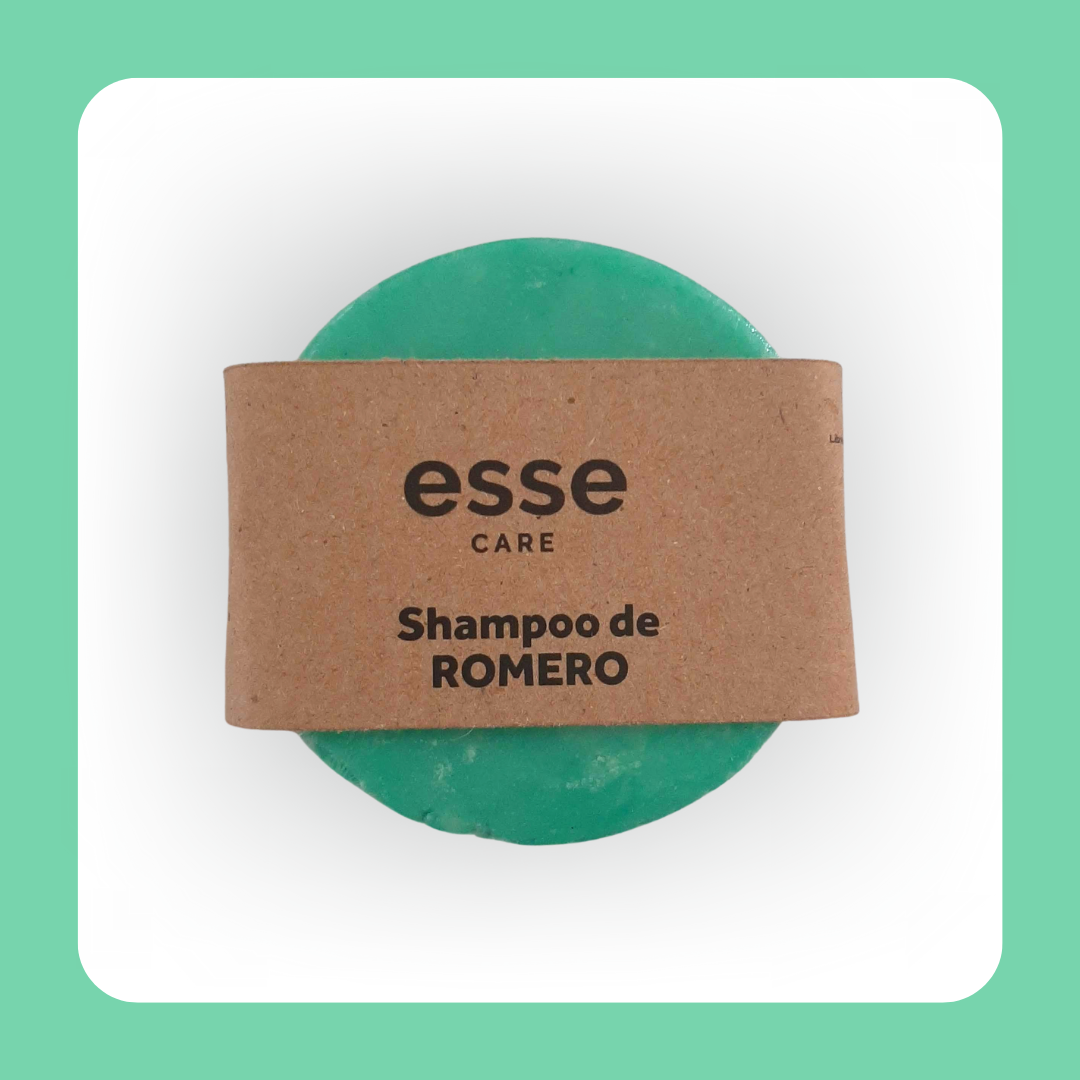 Shampoo sólido romero